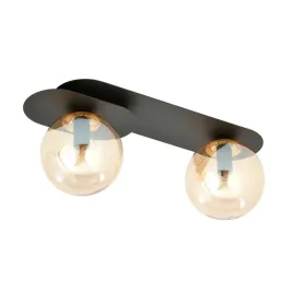 czarna-lampa-sufitowa-neli-z-bursztynowymi-kloszami-2x-e14-nowoczesna