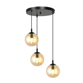 nowoczesna-lampa-wiszaca-vegas-czarna-3xe14-regulowana-klosz-miodowy