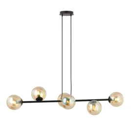 lampa-wiszaca-neli-duza-110cm-szklane-klosze-miodowe-6xe14-regulowana