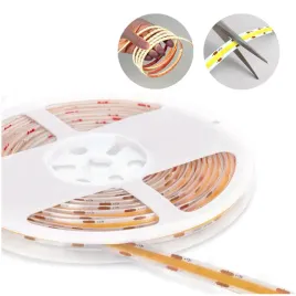 Zdjęcie produktu Taśma LED TIRA 12V barwa ciepła 320 diod COB 5m IP20 możliwość cięcia
