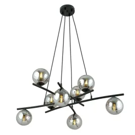 lampa-wiszaca-czarna-nicea-regulowana-klosz-grafitowy-8-punktow-swiatla-e14