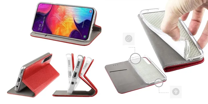 etui-smart-magnet-do-realme-c31-czerwone-typ-etui-z-klapka