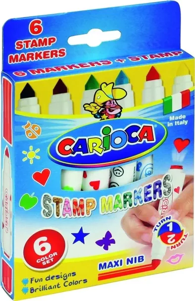 flamastry-stemple-6-kolorow-bls-carioca-stan-nowy