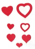 serca-czerwono-rozowe-88szt-grubosc-1-mm