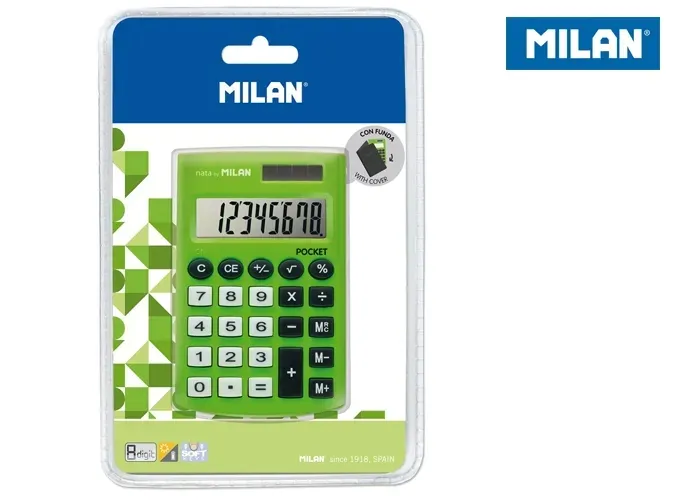 kalkulator-pocket-touch-zielony-milan-rodzaj-kalkulatora-biurowy