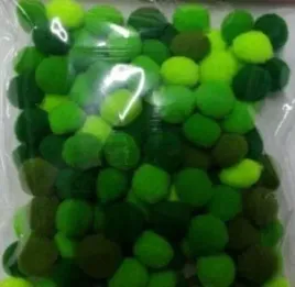 pompony-zielone-10mm-100szt