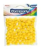 pompony-zolte-10mm-100szt