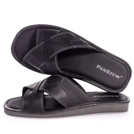 panszew-kapcie-meskie-skorzane-odkryte-klapki-domowe-klasyczne-laczki-40-46