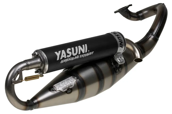 Wydech Yasuni R Aluminium Black, Keeway / KTM /Malaguti / MBK / Yamaha