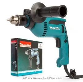 makita-wiertarka-udarowa-680w-hp1640-13mm-zestaw-wiertel-bitow