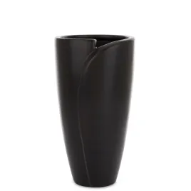wazon-czarny-matowy-ceramiczny-flakon-dekoracja-glamour