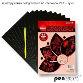 wydrapywanka-hologramowa-a5-czerwona