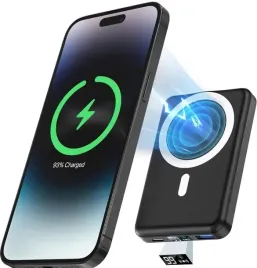powerbank-usb-c-mocny-10000mah-indukcyjny-magsafe-ladowanie-indukcja-15w