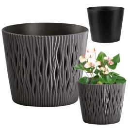 doniczka-sandy-round-dsr190-antracyt-wklad