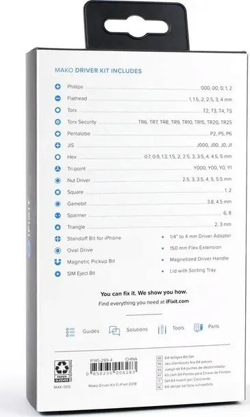 zestaw-narzedzi-ifixit-mako-driver-kit-64-bit-marka-ifixit-stan-opakowania-oryginalne