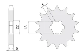 zebatka-przednia-520-13z-kx-125-93-08-jtf1445-13