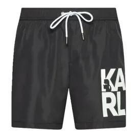 szorty-kapielowe-karl-lagerfeld-kl22mbs08-czarny