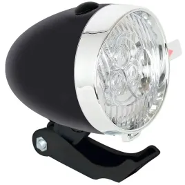 lampka-rowerowa-retro-czarna-chrom-przod-led