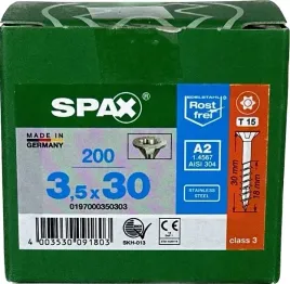 spax-wkrety-do-drewna-nierdzewne-a2-gniazdo-t15-35x30mm-200szt