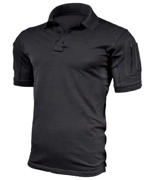 Koszulka polo polówka męska taktyczna wojskowa Texar Elite Pro Black XL