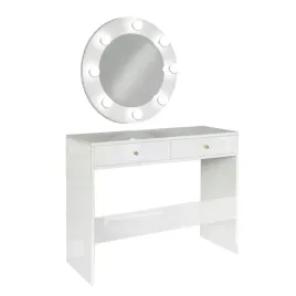 toaletka-megan-bialy-polysk-z-lustrem-okraglym-65cm-led-dwie-szuflady