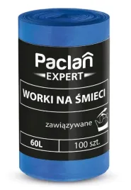paclan-expert-niebieskie-worki-na-smieci-zawiazywane-60l-100-sztuk