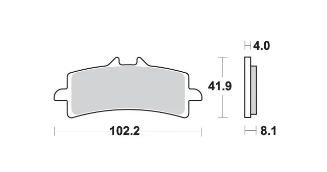 klocki-ham-przod-sbs-triumph-1050-speed-16-stan-nowy
