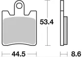 klocki-ham-przod-sbs-triumph-1200-trophy-abs-13-stan-nowy