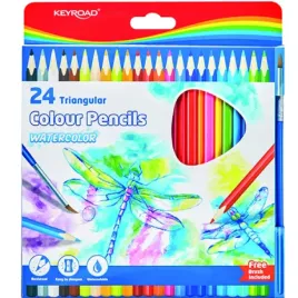 keyroad-kredki-olowkowe-trojkatne-akwarelowe-24kol