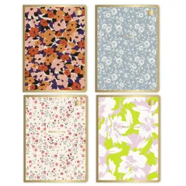 inter-zeszyt-zeszyty-a5-80-krata-metallic-floral-zestaw-4-szt