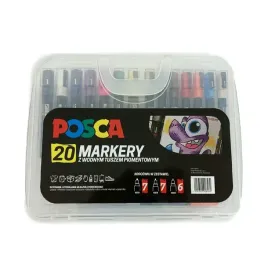 uni-posca-marker-z-farba-zestaw-tecza-20-szt-mix-5m-3m-1m-walizka