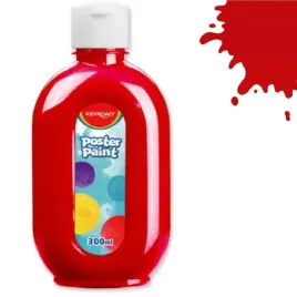 keyroad-farby-plakatowe-farba-plakatowa-czerwona-300-ml