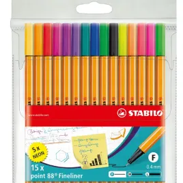 stabilo-cienkopis-point-88-zestaw-10-5-kol-neon