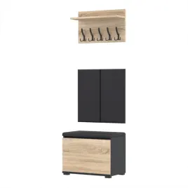 garderoba-60x30d1n1-p2wp-szafka-na-buty-wieszak-czarny-sonoma
