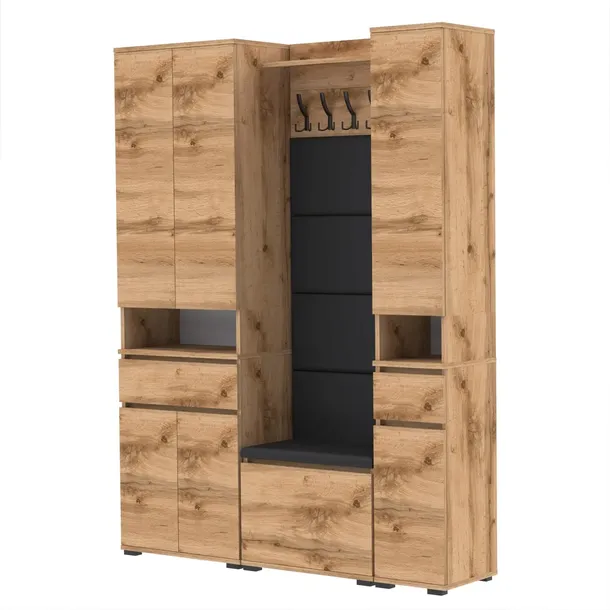 Garderoba 150x36D1N1 szafka na buty SU60-VB-SU30 Dąb Wotan