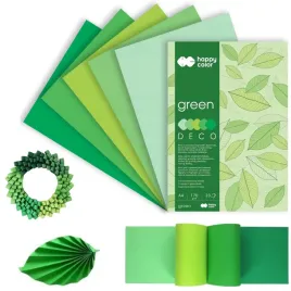 happy-color-blok-techniczny-a4-170g-deco-green
