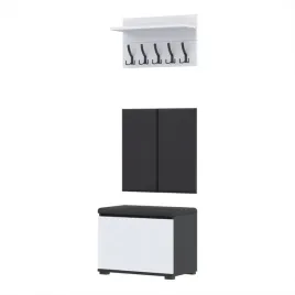 garderoba-60x30d1n1-p2wp-szafka-na-buty-wieszak-czarny-bialy
