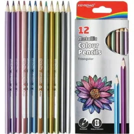 keyroad-kredki-olowkowe-trojkatne-12-kol-metaliczne