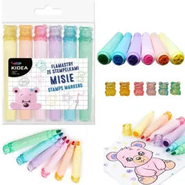 kidea-flamastry-pisaki-ze-stempelkami-dwustronne-misie-6-kol