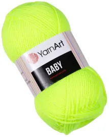 wloczka-yarnart-baby-50g-150m-100percent-akryl-neonowy-zolty-8232