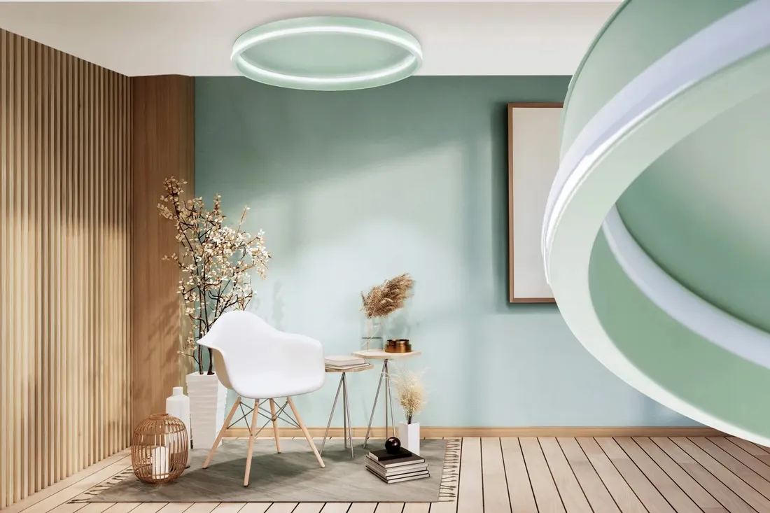 lampa-sufitowa-led-okragla-zielona-plafon-40-cm