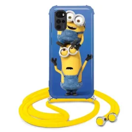 etui-do-motorola-g22-4g-crossbody-sznurek-zolty-smycz-bajki-minionki-wzory