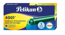 pelikan-naboje-atramentowe-dlugie-5szt-c-zielone