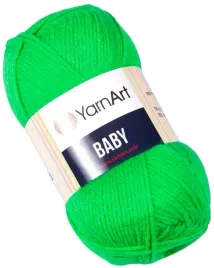 wloczka-yarnart-baby-50g-150m-100percent-akryl-zielony-neonowy-8233
