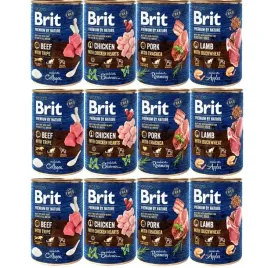 brit-premium-by-nature-mix-4-smakow-12x400g