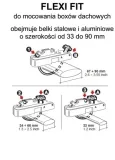 box-dachowy-inter-pack-stella-480-srebrny-kevlar-stan-nowy-kolor-srebrny