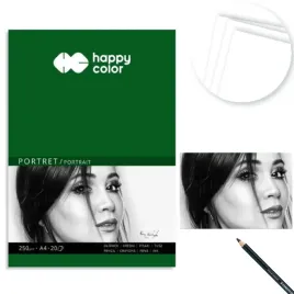 happy-blok-portret-olowek-kredki-pisaki-a4-20-250-g