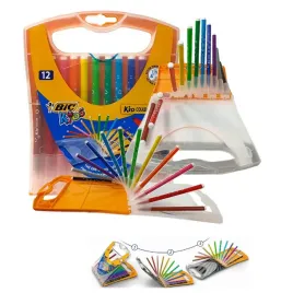 bic-pisaki-kids-couleur-12-kol-super-etui-gratis