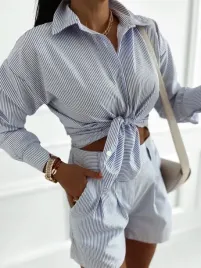 komplet-damski-koszula-spodnie-spodenki-bawelna