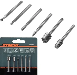 sthor-frezy-trzpieniowe-hss-do-miniszlifierek-6-szt-uchwyt-32-mm-25405